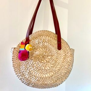 Straw Round Lucky Bag